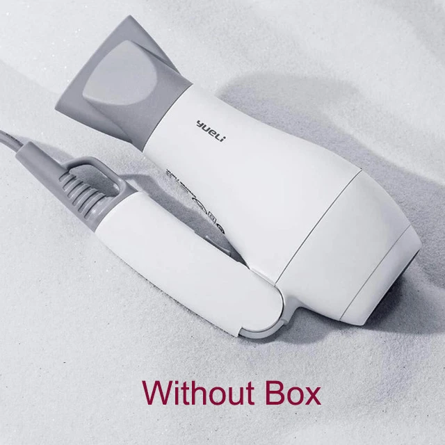 No Box Xiaomi Mijia Yueli мини-фен портативный размером с ладонь с сумкой для хранения фен для умного дома путешествия школы - Цвет: No Box