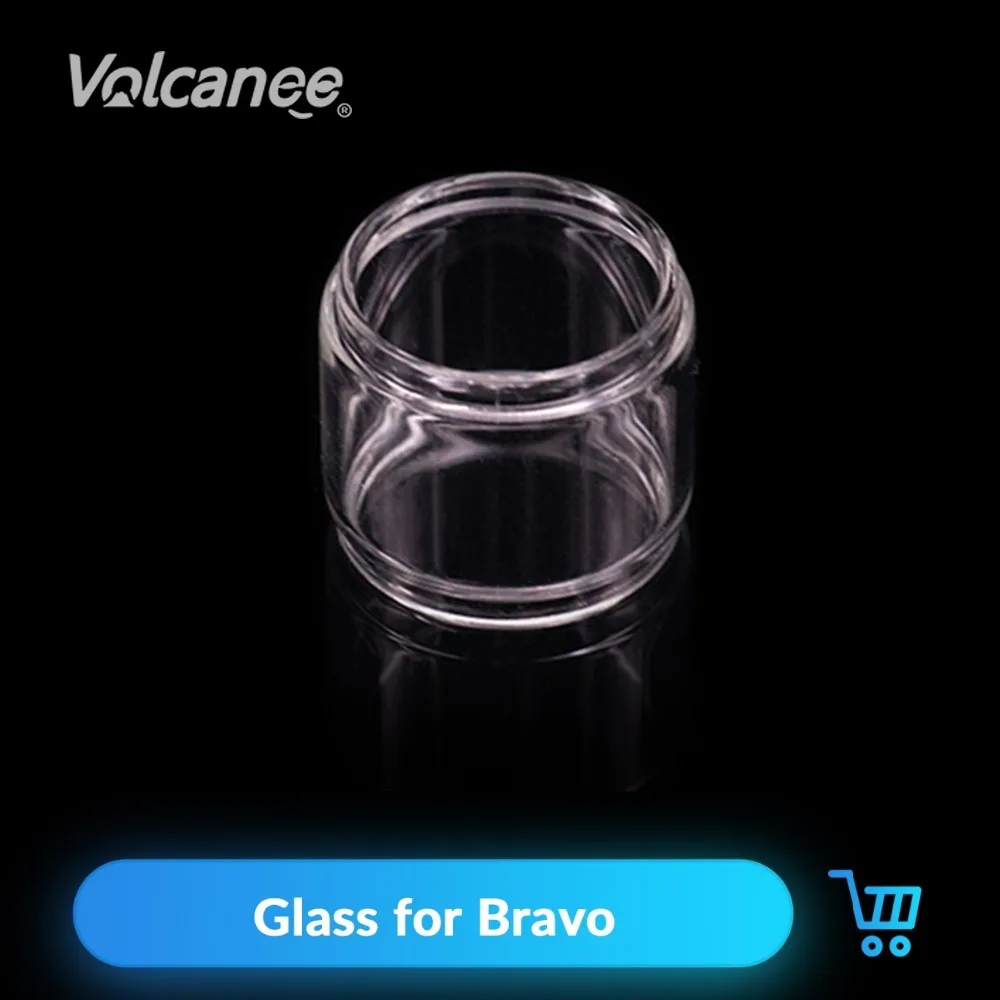 Volcanee 2 шт./лот запасная стеклянная трубка для атомайзера Bravo RTA электронные