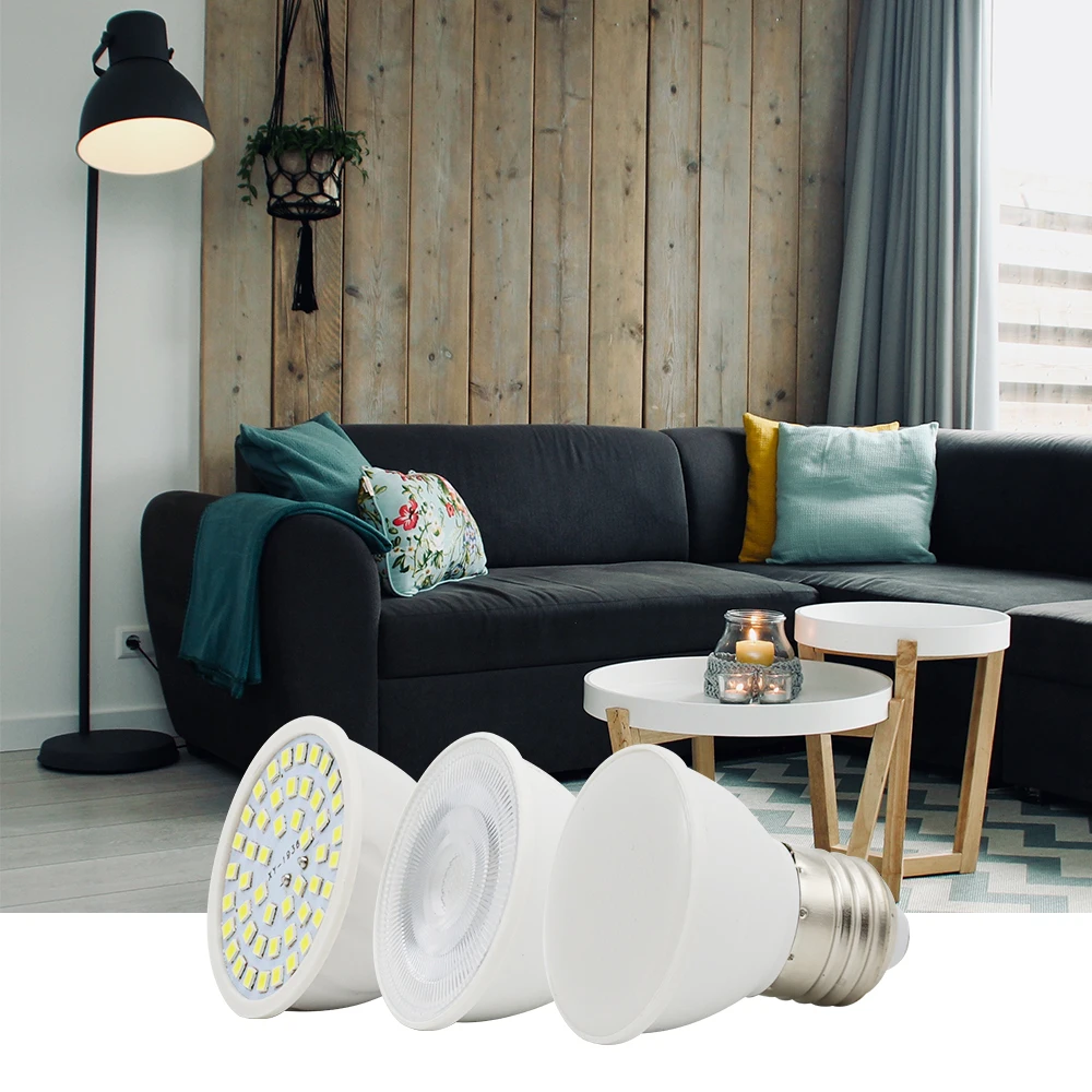 

220V LED Corn Bulbs E27 E14 MR16 GU10 Light Bulb Lampada Ampoule Spotlight 48 LEDs Chip 2835 SMD Bombillas LED Lighting Lamp Cup