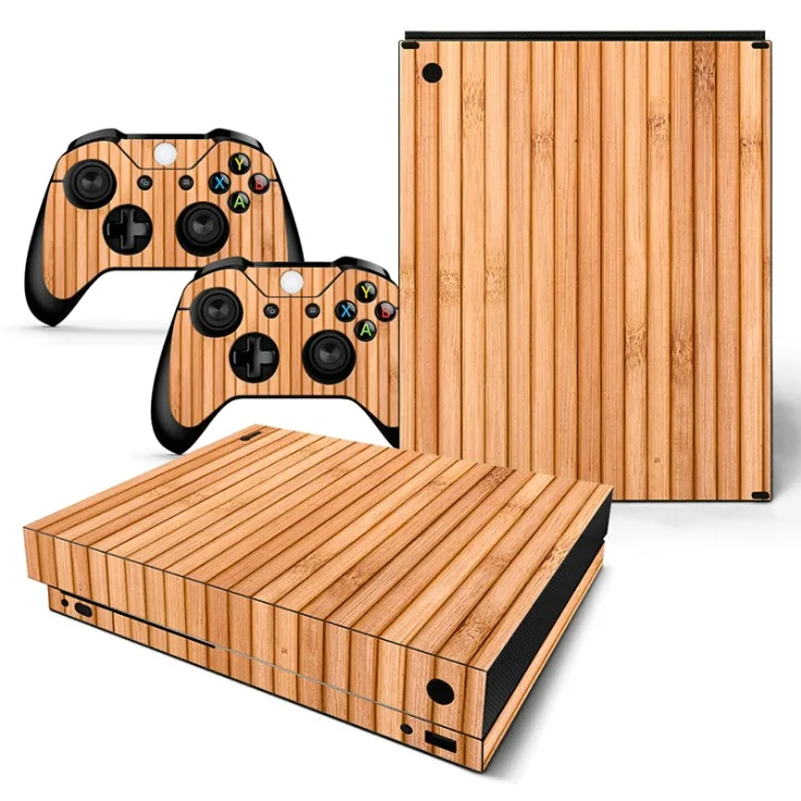Дерево персонализированные кожи Обложка обёрточная бумага для Xbox One X виниловая наклейка аксессуары наклейки