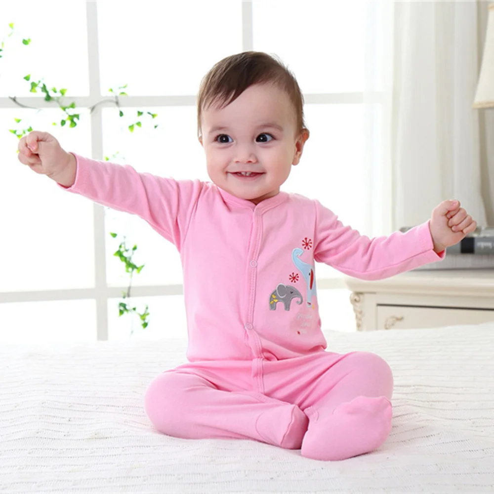 3 шт. детский хлопковый комбинезон для мальчиков и девочек|newborn baby rompers|baby romperspajamas