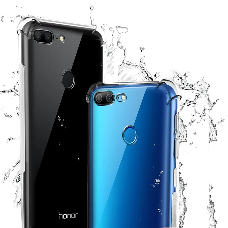 чехол на Huawei хонор 9 лайт ТПУ мягкий силиконовый бампер прозрачной крышкой