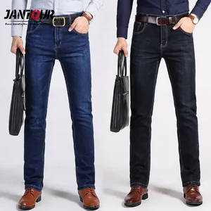 Мужские облегающие джинсы jantour, Классические облегающие джинсы в деловом стиле, Размеры 35-40, новинка 2019