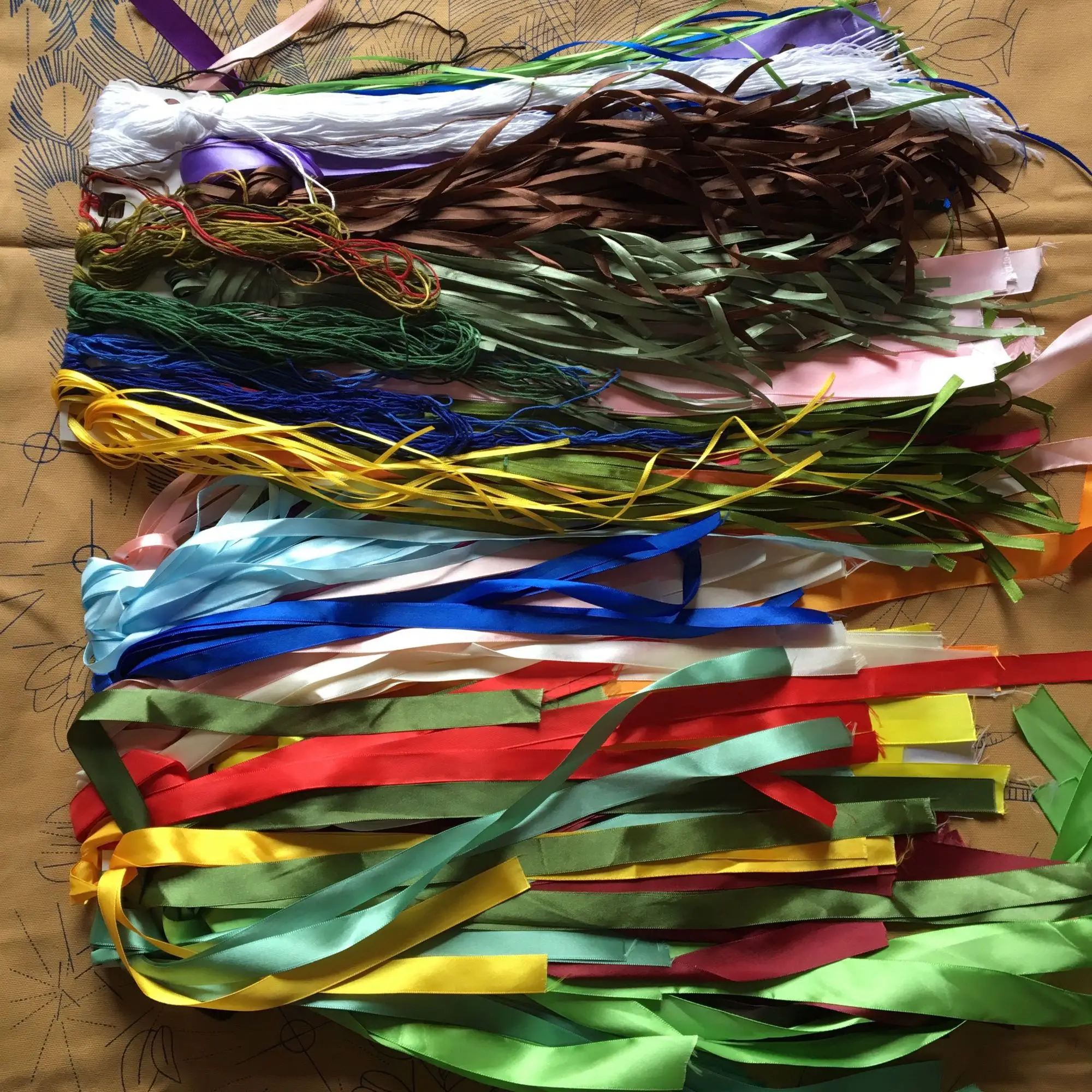 3D необработанные узоры для вышивки DIY наборы ленточки ручной работы