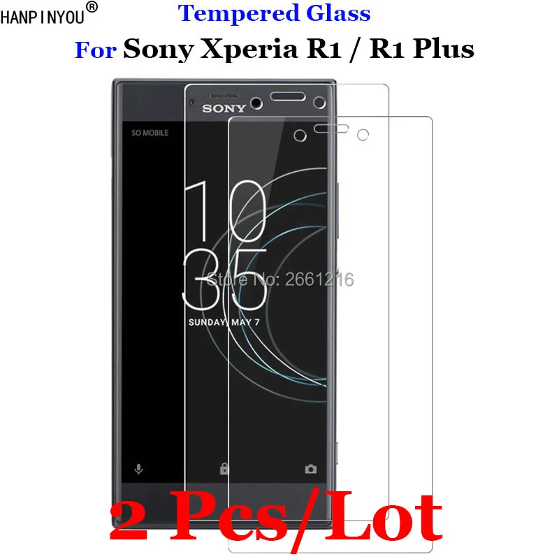 2 шт./лот для Sony Xperia R1 закаленное стекло 9H 2.5D Премиум Защитная пленка экрана Plus + 5