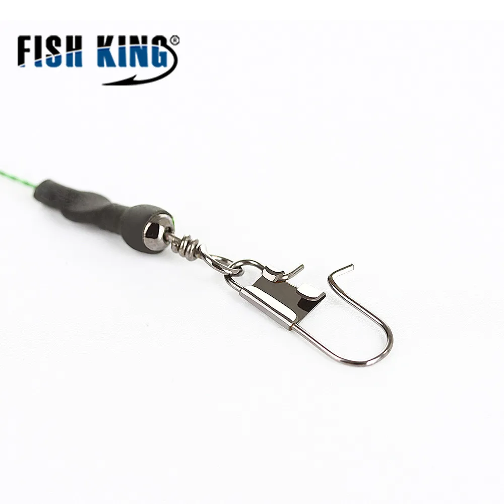 Клетка для рыболовной приманки FISH KING с крючками лески 20 80 г Длина 47 см корзина