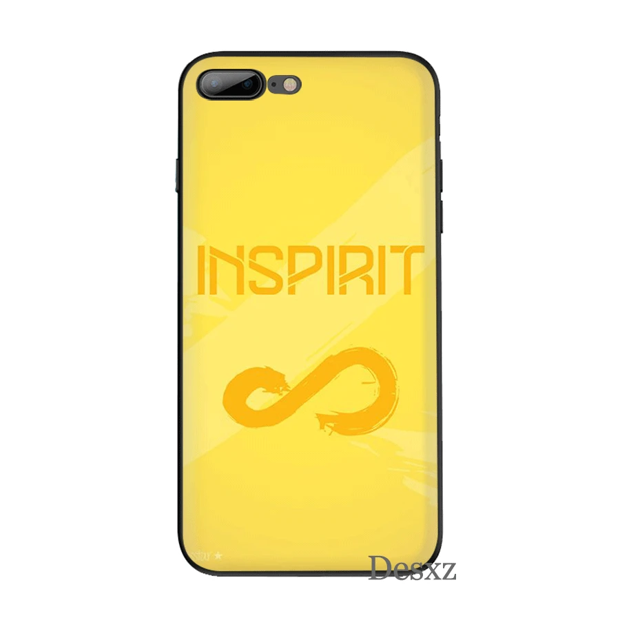 Мобильный телефон чехол для iPhone 11 Pro XR X XS Max 6 6S 7 8 Plus 5 5S SE корейский бесконечный Kpop
