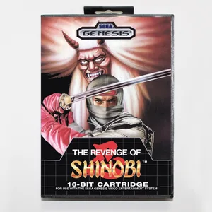 Игровой картридж Vengeance of Shinobi, 16 бит, игровая карта MD в розничной коробке для Sega Mega Drive для Genesis