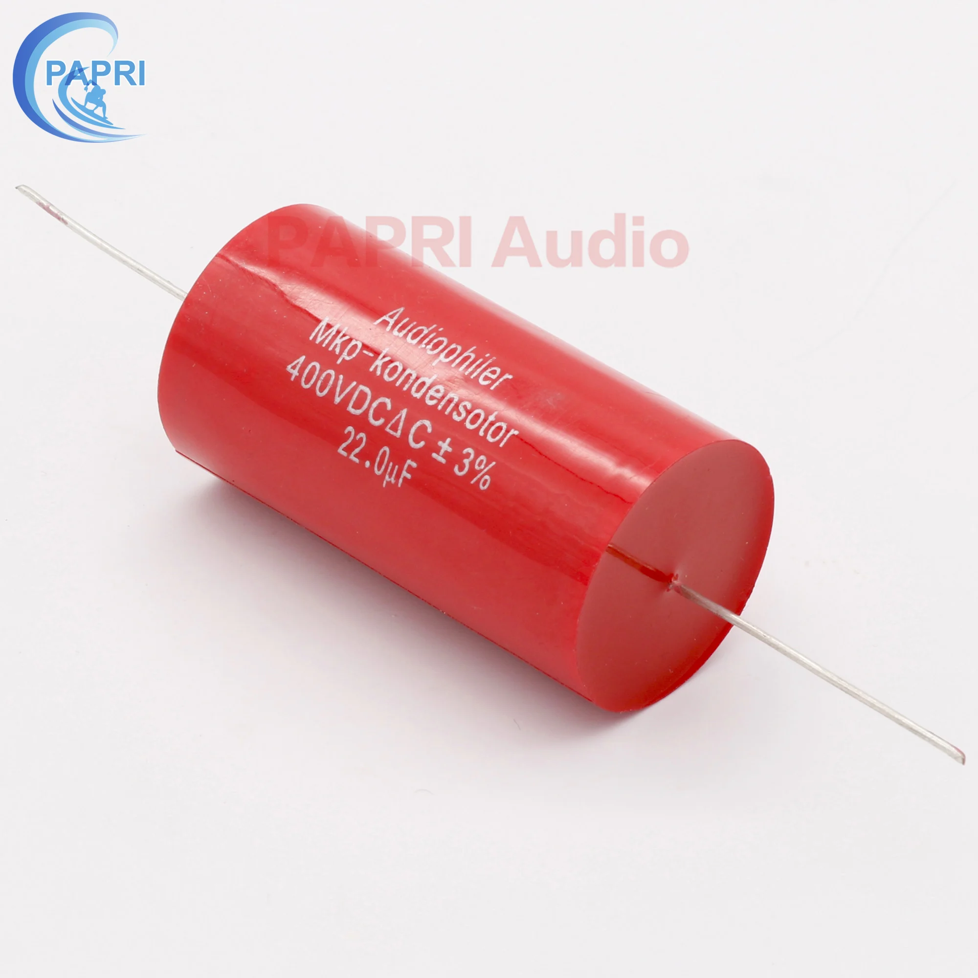 PAPRI 22 мкФ 400VDC Axial MKP DIY Аудио Конденсатор для HiFi трубки гитарного усилителя лот/1