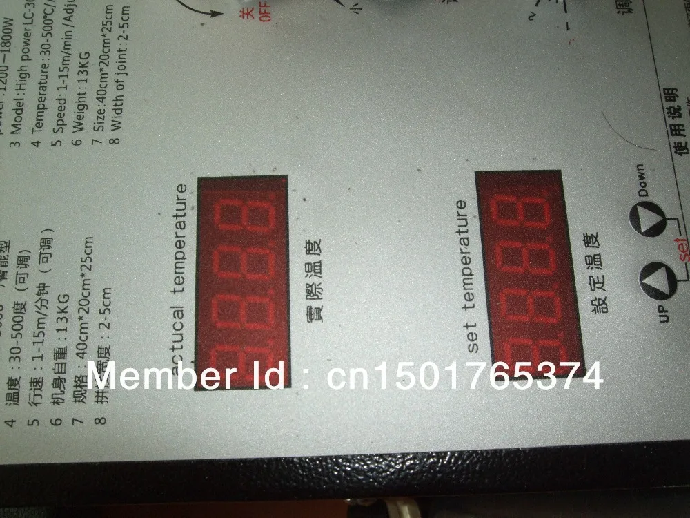 Новинка сварочный аппарат горячим воздухом ПВХ термоштамп для баннеров из