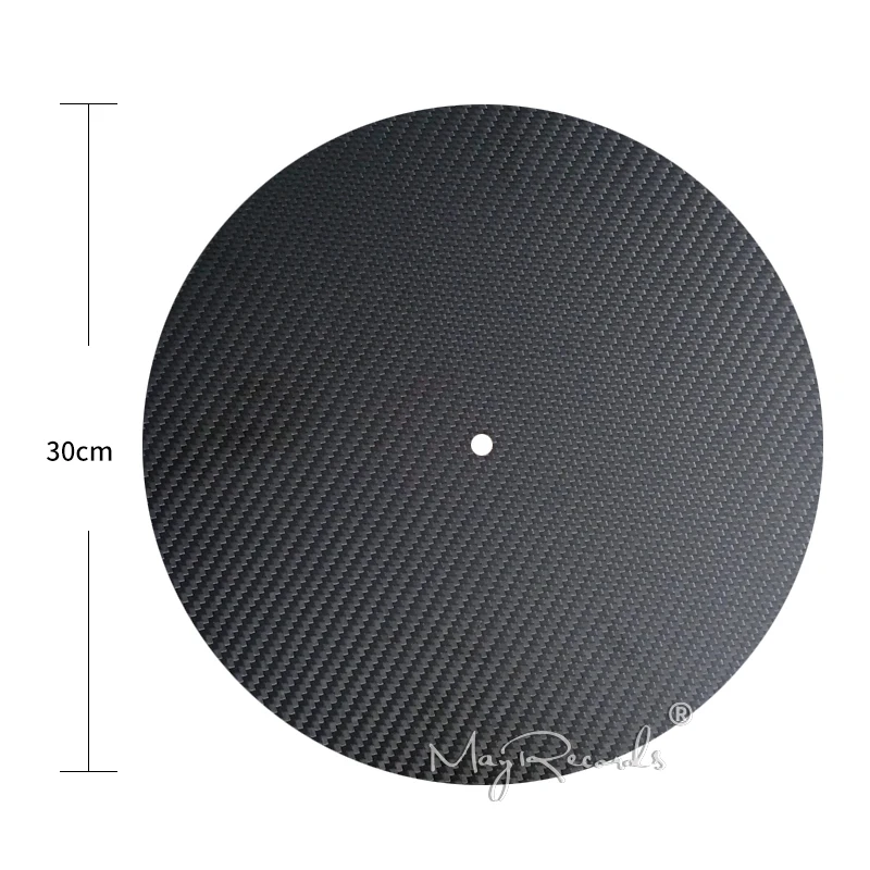 Высококачественный 12 дюймовый коврик из углеродного волокна LP Slipmat для