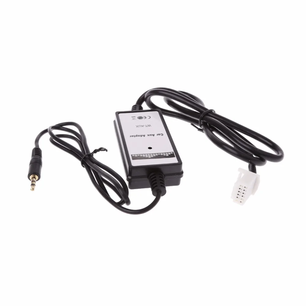 Новый DC 12V автомобильный MP3/DVD/Мини диск плеер Радио Интерфейс Aux вход Адаптер для