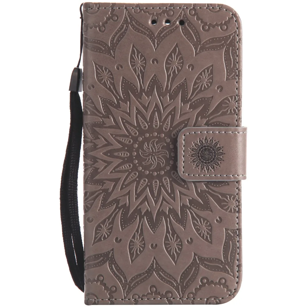 Relief Sun Leather Case For LG K7 5.0 inch Wallet Stand Cover for X210ds X210 MS330 K330 With Card Holder Cases bags capa | Мобильные