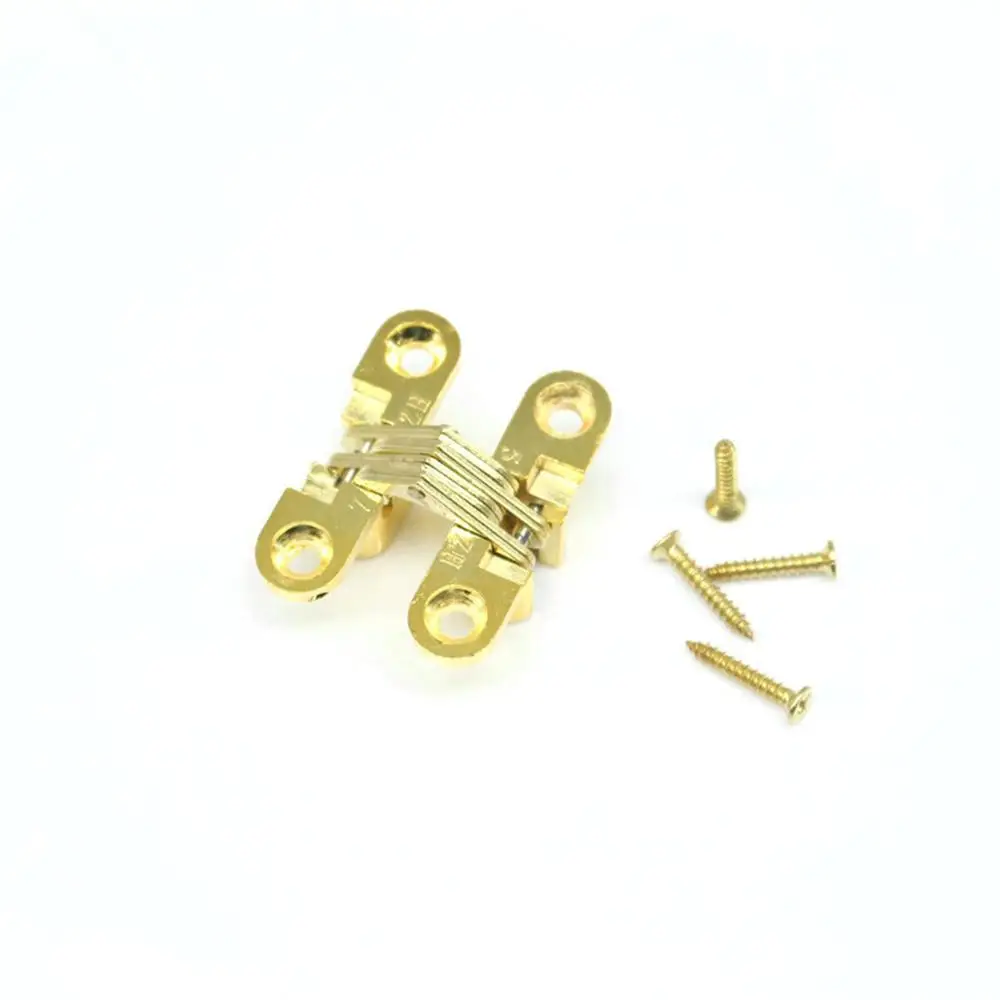 4 шт. складные золотые петли для дверей невидимые дверей/скрытые петли|Дверные
