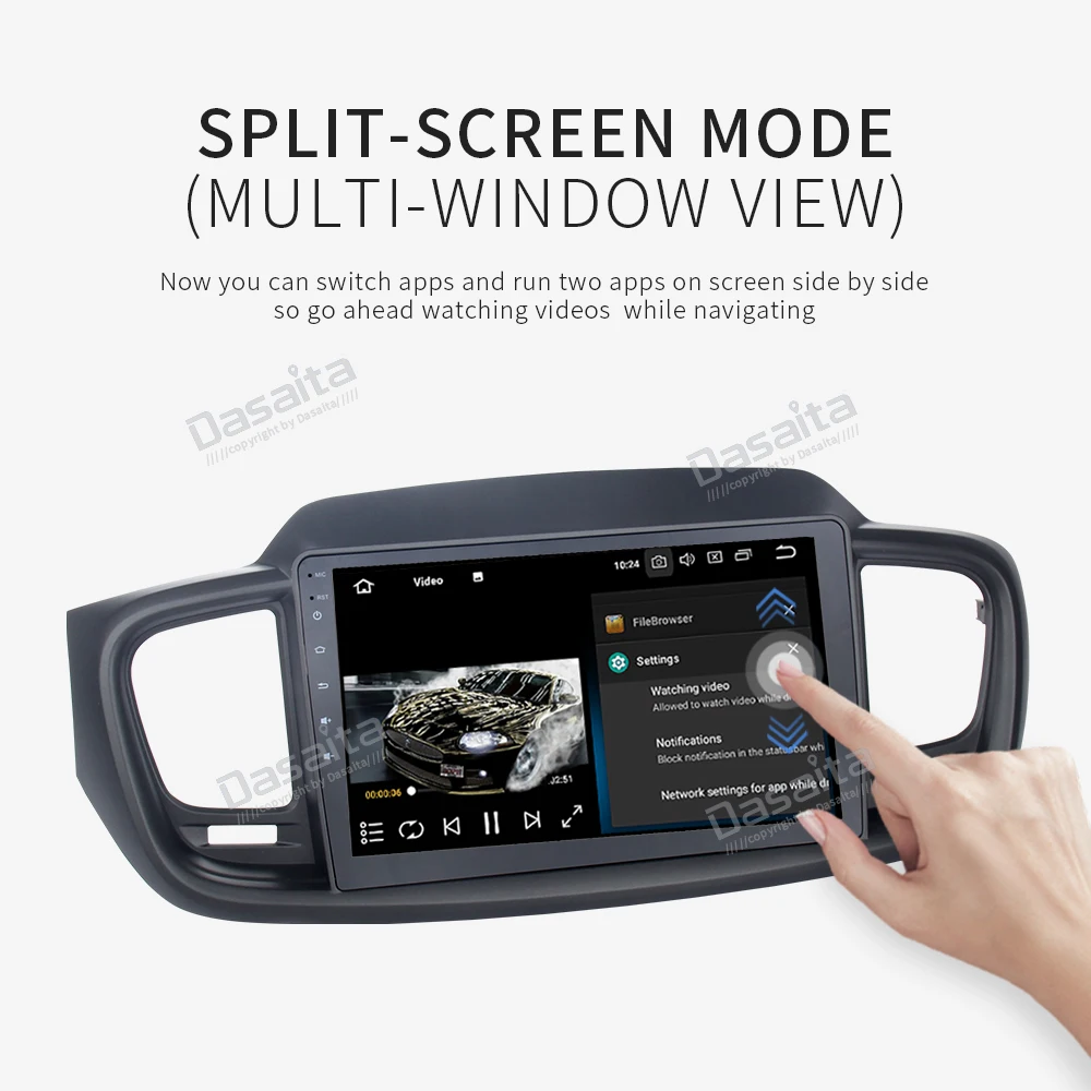 Автомобильное радио GPS Android 10 для Kia Sorento 2015 2016 с 2 &quotIPS сенсорный экран головное