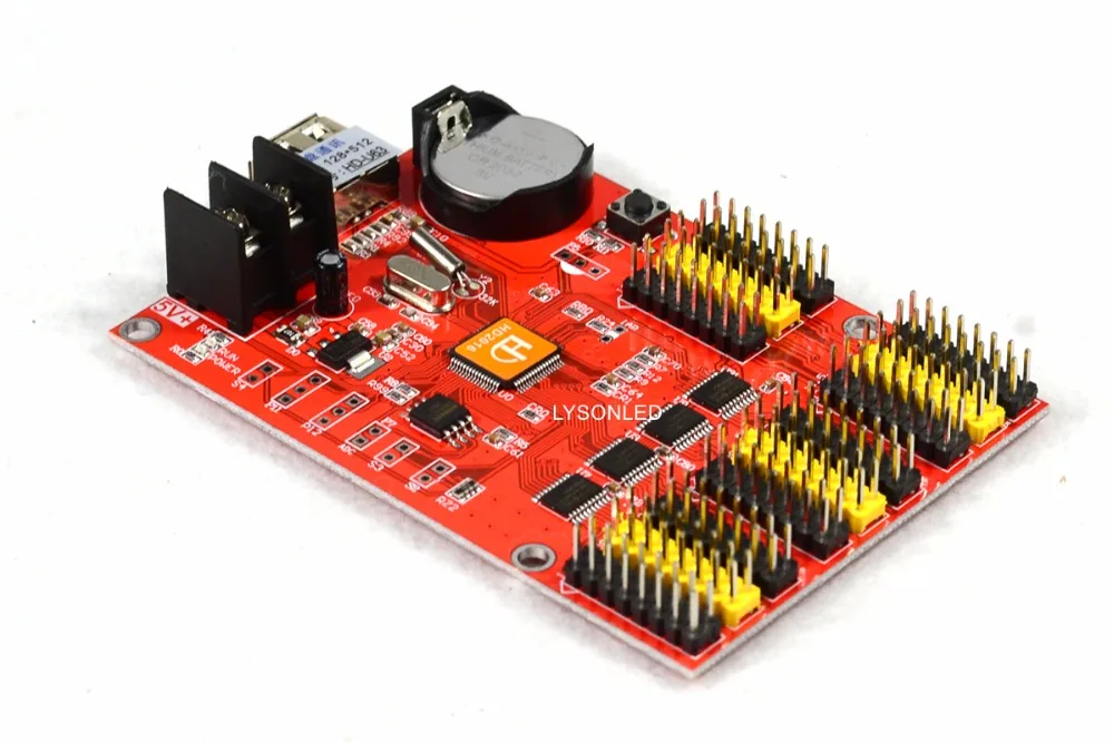 HD U63 Usb disk Port Huidu P10 Led дисплей управления картой макс. 512x128 пикселей Одноцветный