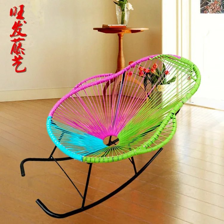ПЭ кресло качалка садовое круглое железное для двора|garden chair|chair gardengarden rocking chair |