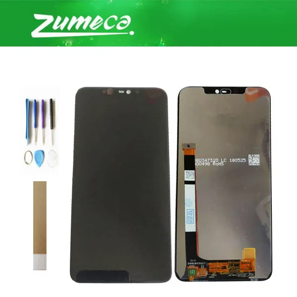 

ЖК-дисплей 6,2 дюйма для BLU Vivo XI Plus V0311WW, экран + цифровой преобразователь сенсорного экрана в сборе, черный цвет + инструменты и лента