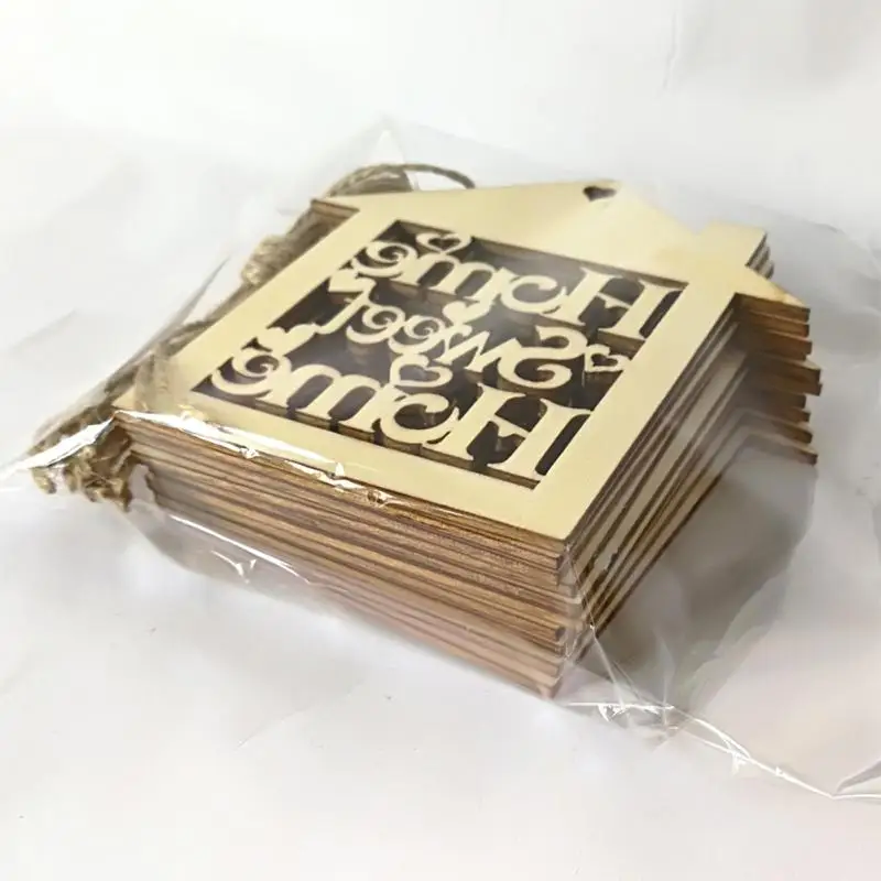10 шт./лот DIY Деревянные Настенные милые домашние таблички для украшения дома в