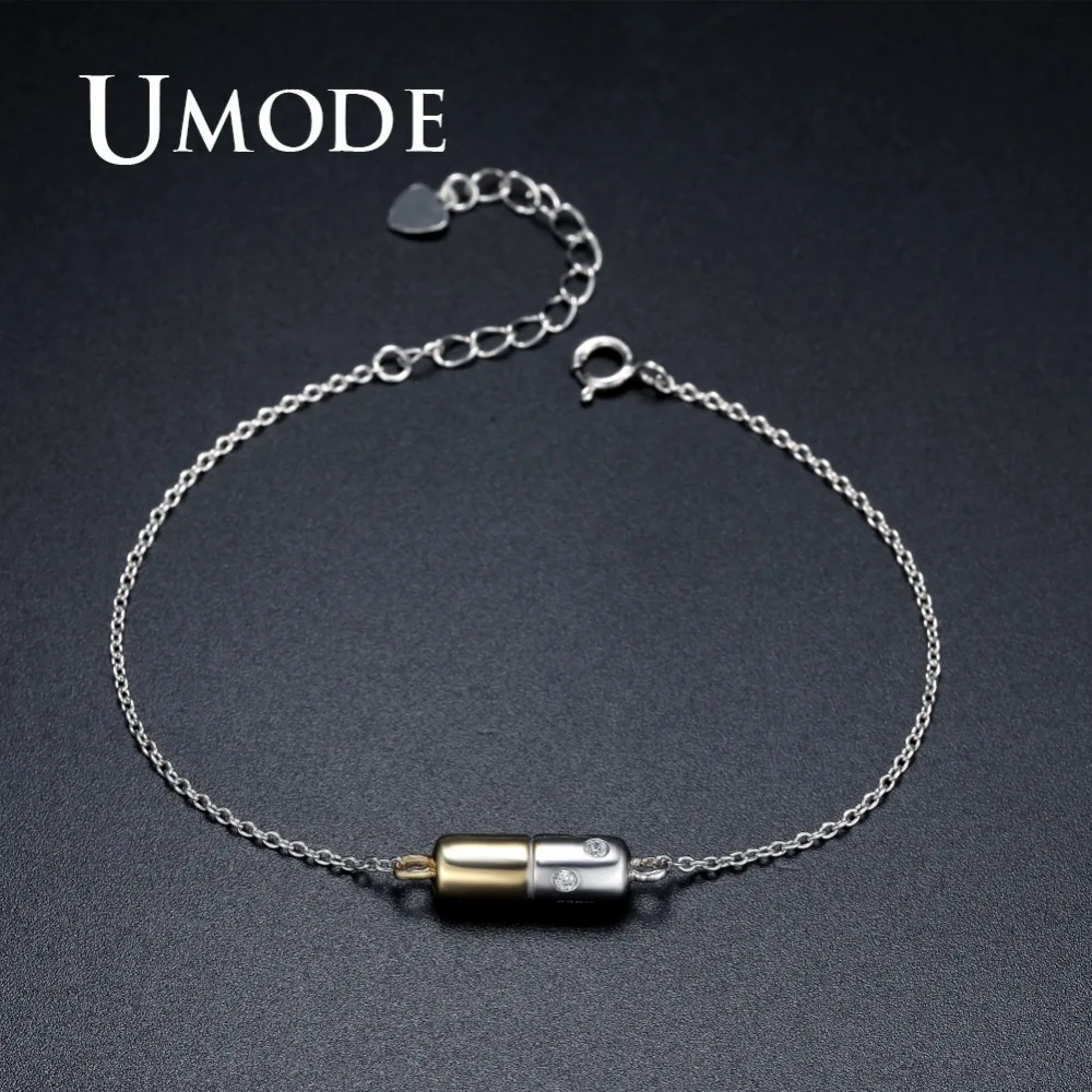 UMODE, новинка, модный 925 пробы, серебряный браслет для женщин, ювелирное изделие, браслеты для женщин, элегантные аксессуары для невесты, ULB0119