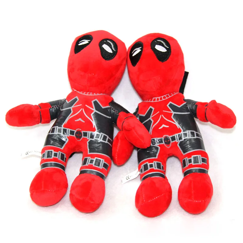 25 см supehero dedpool Плюшевые Игрушки Детские Дети Мягкие Подарок peluche Рюкзак Висит