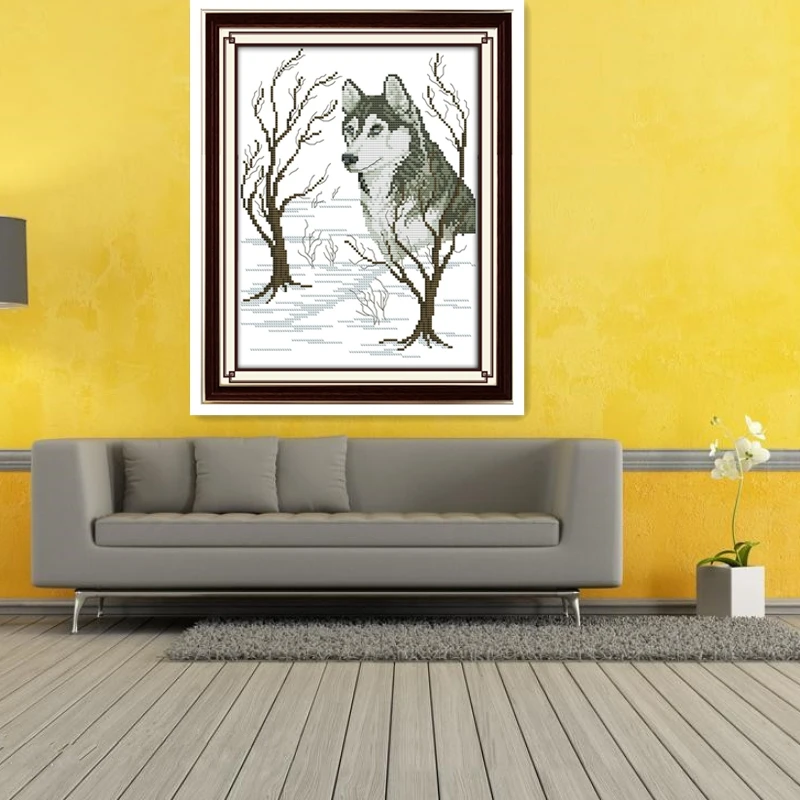 Sled Dog DIY набор Китайский Счетный крест наборы узоров картины Домашний Декор DMC