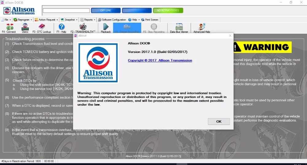 Универсальный Allison для ПК 2017 Активатор + keymaker Программное обеспечение DOC