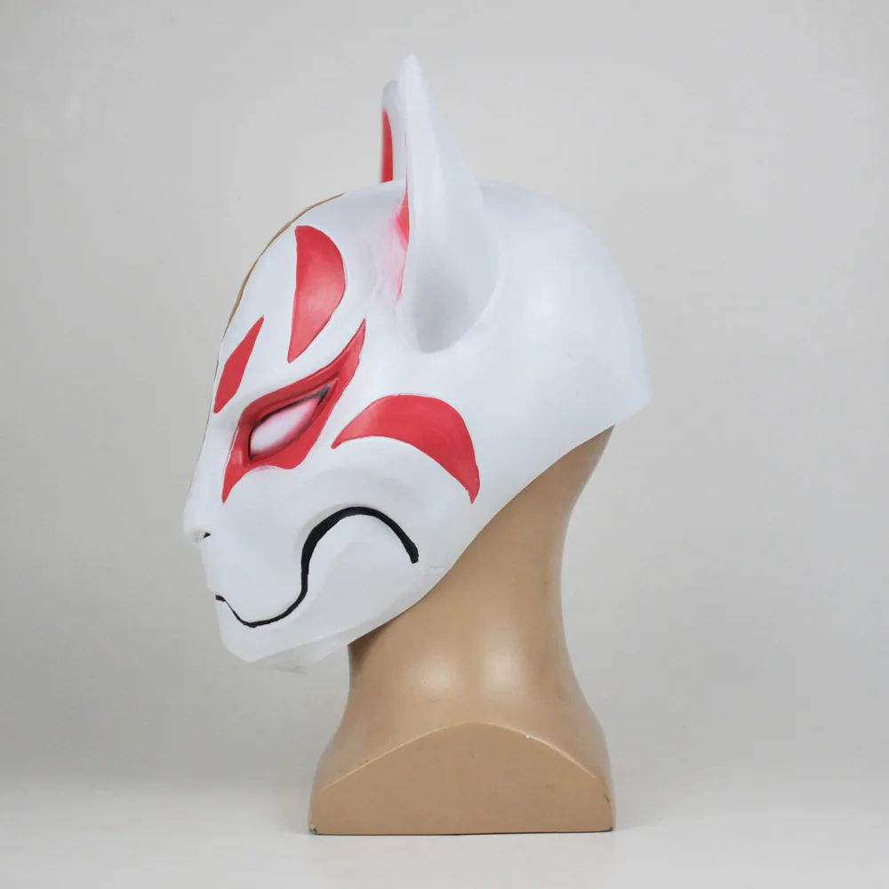Горячая игра дрейф Косплей лиса Вечерние Маски Kitsune полная голова для взрослых