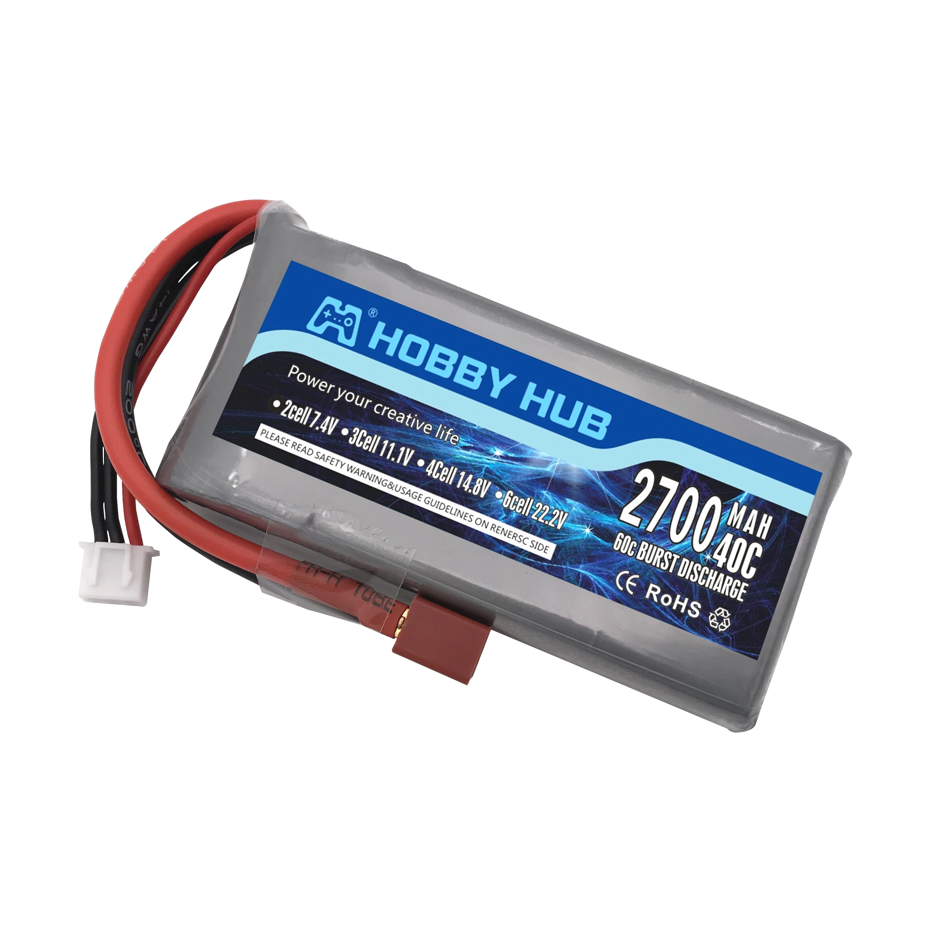 2 шт хобби концентратор с силикатной гелевой Батарея 2s 7 4 V 2700 мА/ч 40C Max 60C для Wltoys
