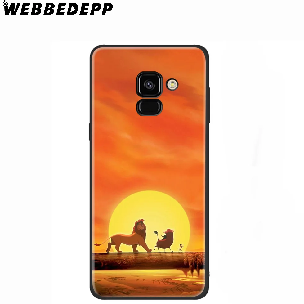 WEBBEDEPP Король Лев Силиконовый чехол для Samsung Galaxy A3 A5 A6 A7 A8 A9 A10 A20 A30 A40 A50 A70 M10 M20 M30 |