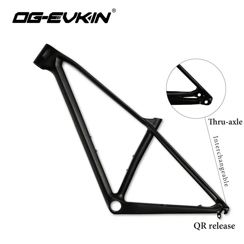 OG EVKIN CF 051 для горного велосипеда карбоновая рама 135x9 мм QR или 142x12 Thru Axle 29er диск