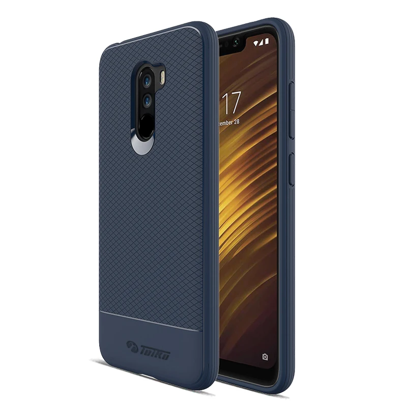 TOIKO мягкие ТПУ противоударные чехлы для Xiaomi Pocophone F1 тонкая задняя крышка Poco
