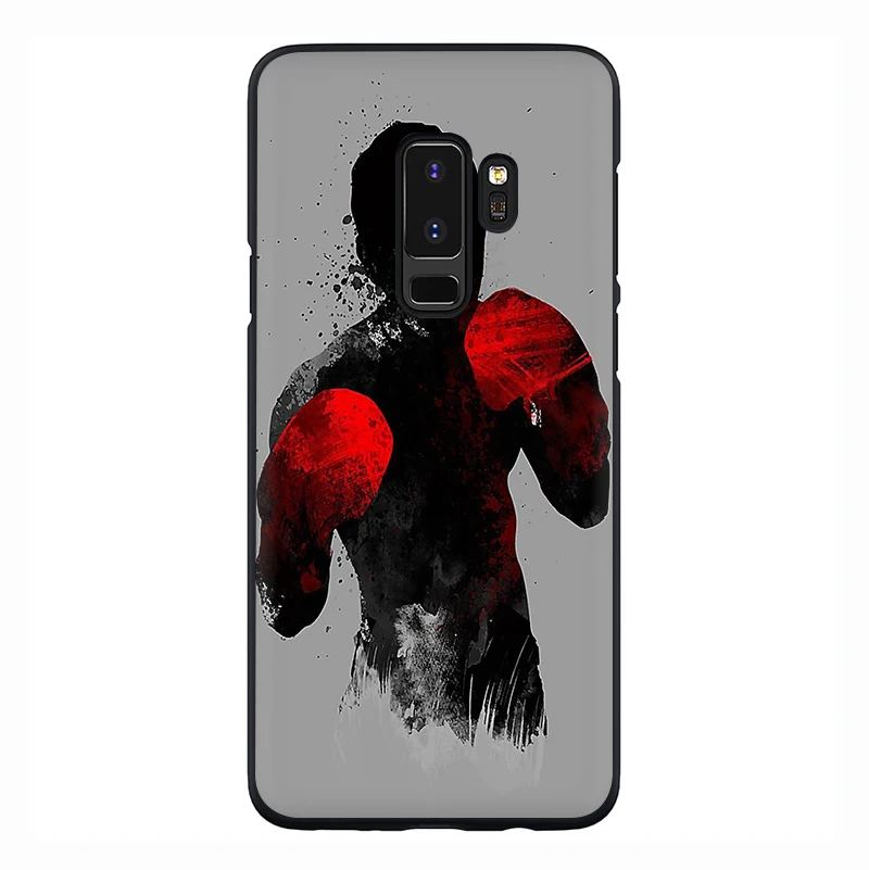 Боксерские перчатки узор мягкий чехол для телефона samsung Galaxy M10 20 30 S6 7 Edge S8 9 10 Plus Note8 9 - Цвет: B11