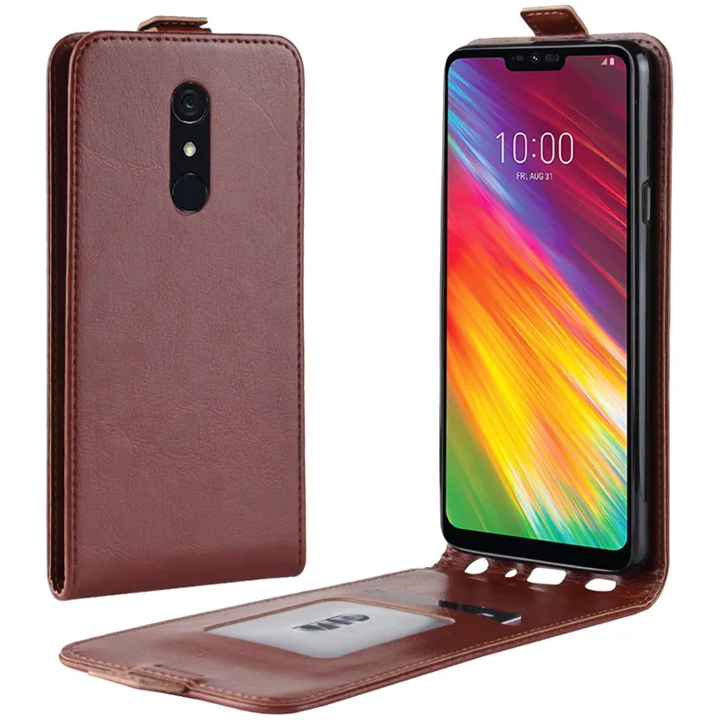 Чехол для LG G7 Fit оригинальный кожаный чехол защитный G7Fit флип кейсы|Чехлы-книжки| |