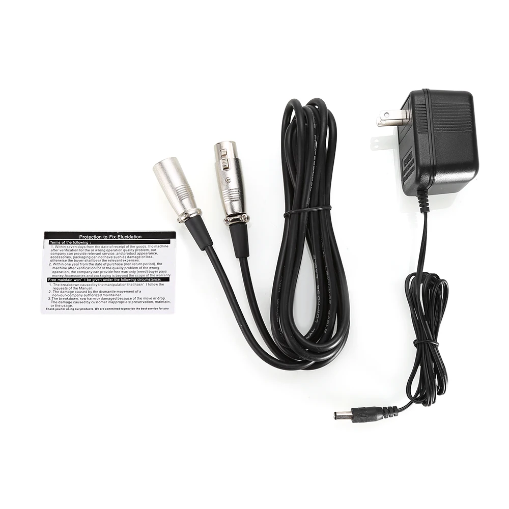 Оригинальный LEIHAO 48 В Phantom микрофон Питание AC 100 120 Универсальный XLR Вход и Выход Шум