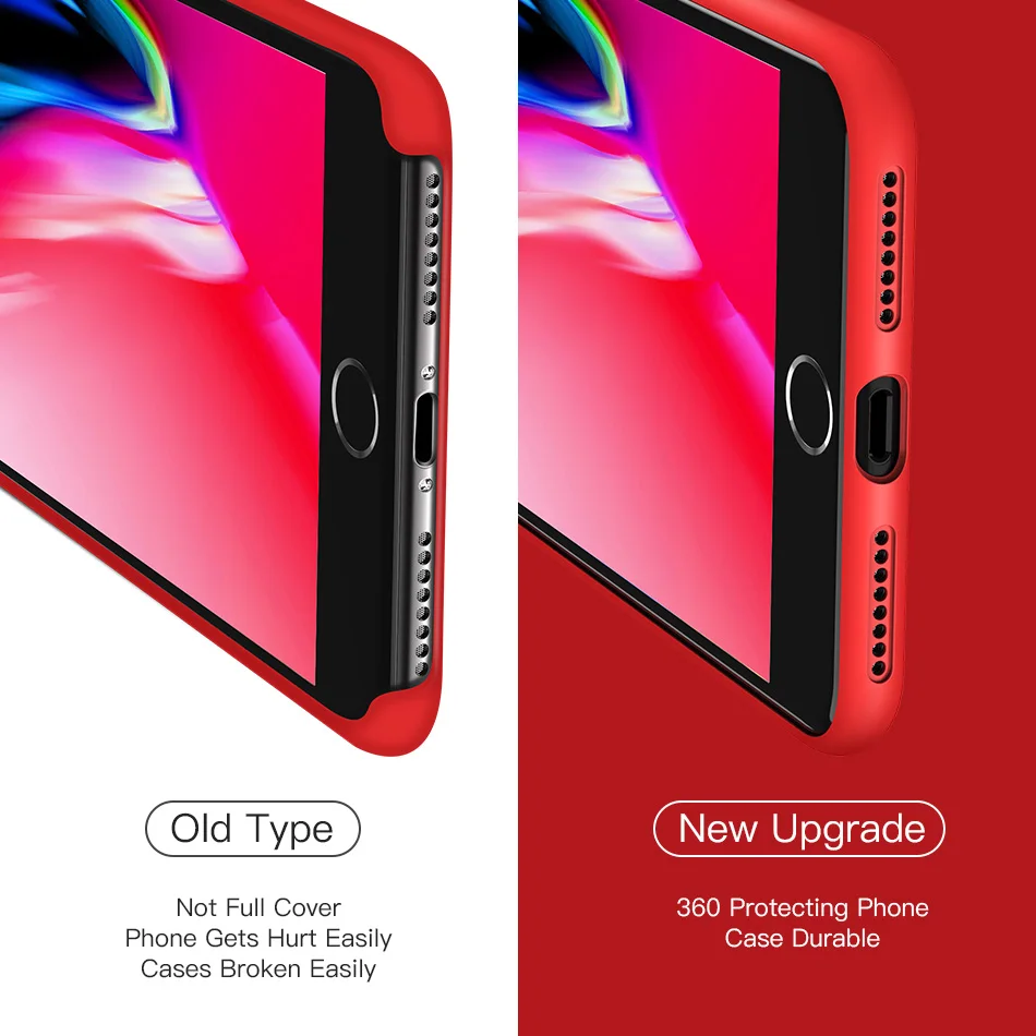 Torras резиновая чехол для телефона iPhone 7 plus Мода телефон Обложка мягкая микрофибра
