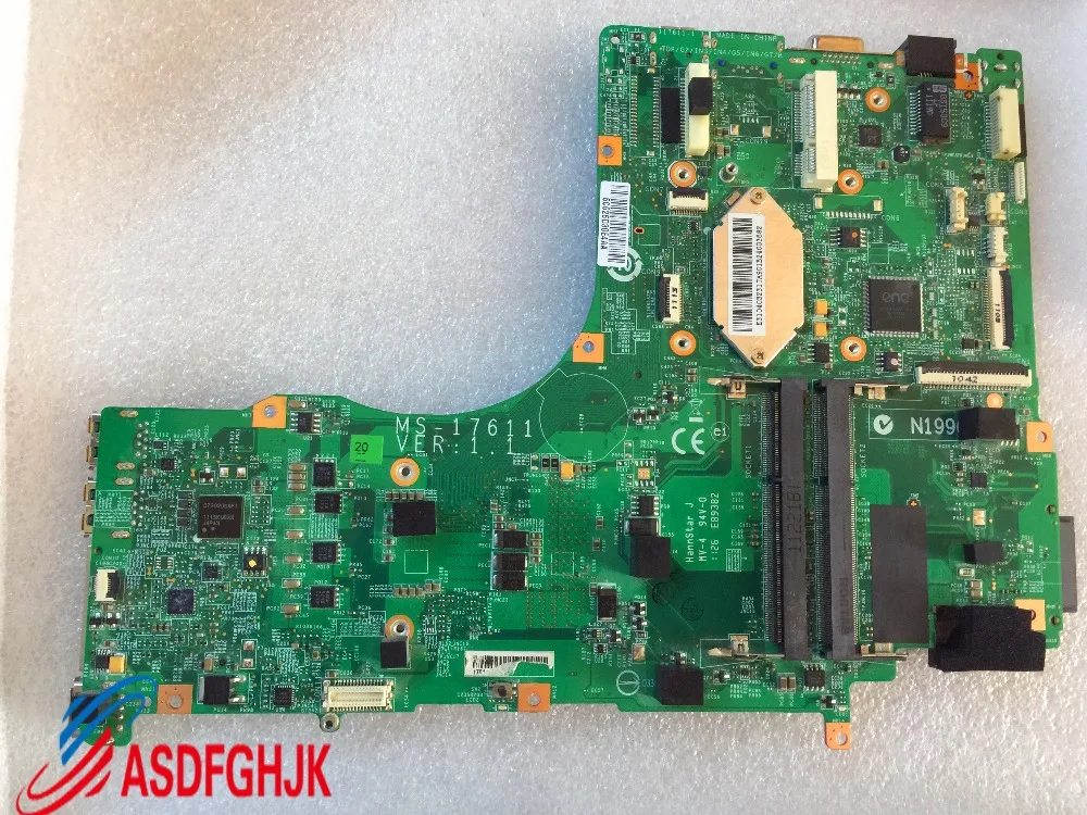 Оригинальная материнская плата для ноутбука MSI Gt780r стандартный тест бесплатная