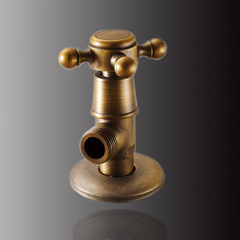 Ванная комната полностью медный треугольный клапан Европейский уплотненный