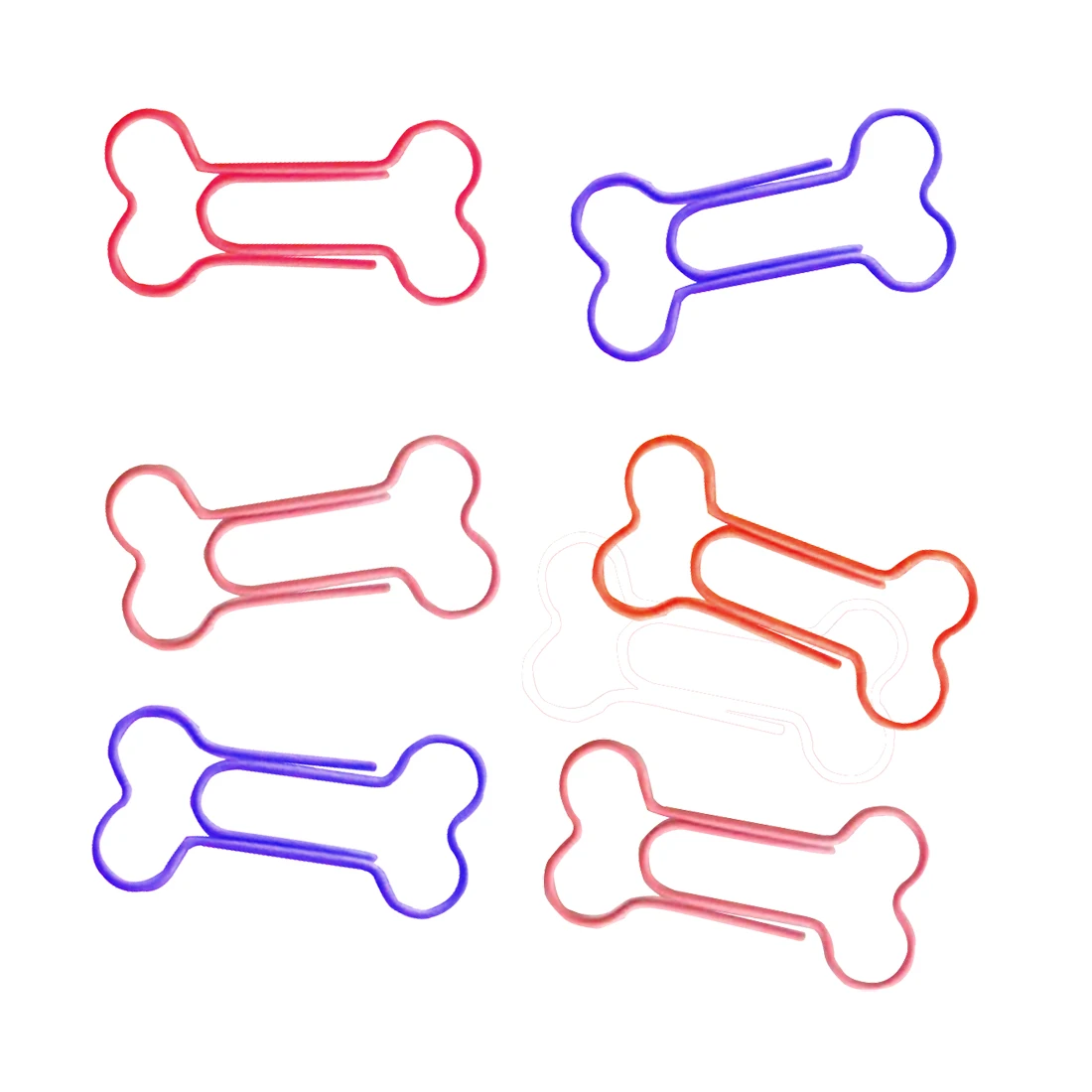 Металлические скрепки для бумаги 24 шт. в коробке из ПВХ|paper clips|metal paper clipspaper metal clip |