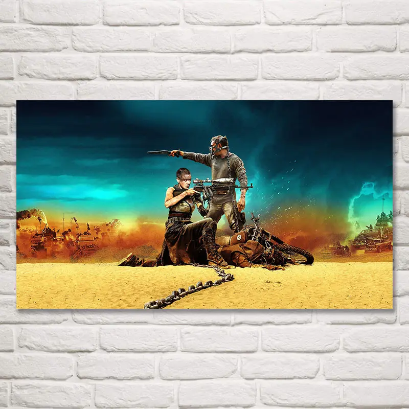 Foocome Mad Max Fury Road постеры и принты в фильме для гостиной художественная шелковая