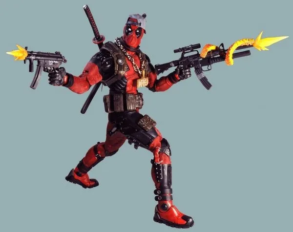 NECA 1/4 масштаб конечной боевик Дэдпул фигурки Marvel Hero коллекционные игрушки 45 см