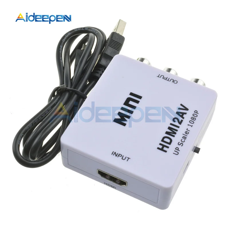 Адаптер преобразователь HDMI в AV HD 1080P RCA AV/CVSB L/R|Детали и аксессуары для приборов| |