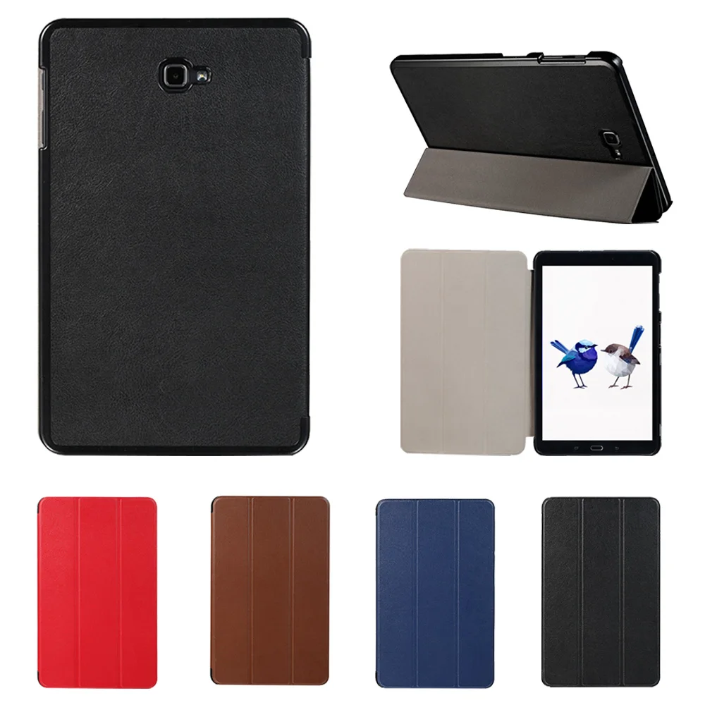 Ультратонкий складной умный мини чехол Besegad с подставкой для Samsung Galaxy Tab A T580 T585 T 580