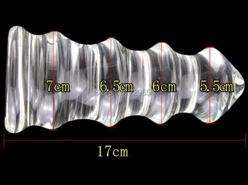 Pagoda Huge Crystal Plug Dildo Glass Dildos Large Penis Anal Toy Adult Female Sex Products Toys for Women Men H6180 |