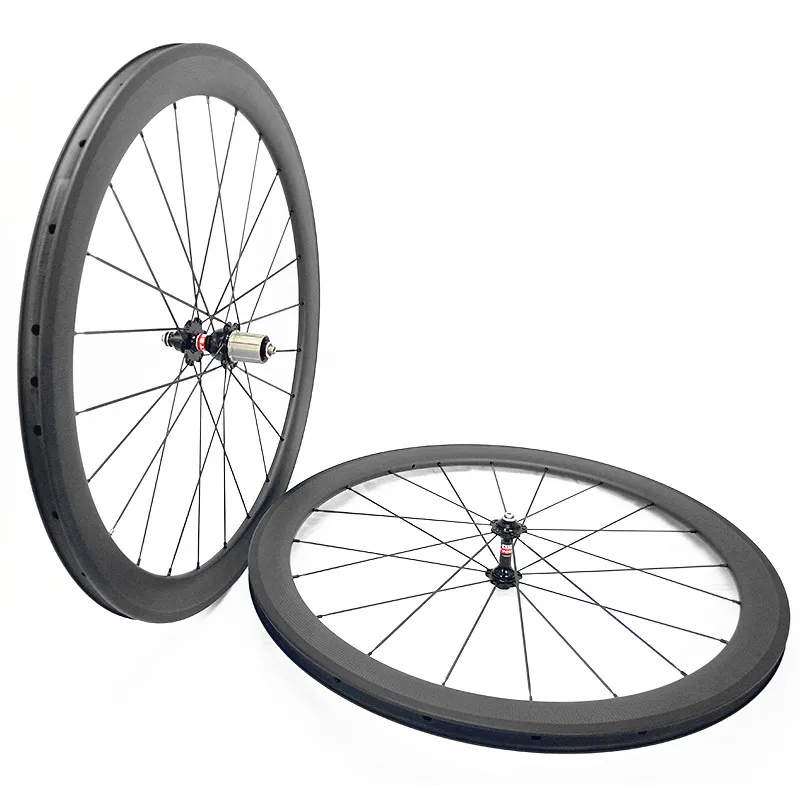 

700c road carbon wheels 50mm clincher width 23mm NOVATEC 271/372 hubs carbon road bike 3K UD wheelset bicycle wheels 1432 spoke