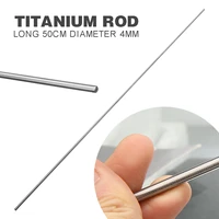 1pc 50cm length 4mm diametertitanium ti bar rod grade 5 gr5 welding stick