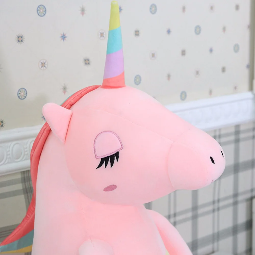 

New Big Size Soft Unicorn Animal Plush Toy Stuffed Sofa Cushion Home Decoration Girlfriend Pillow
