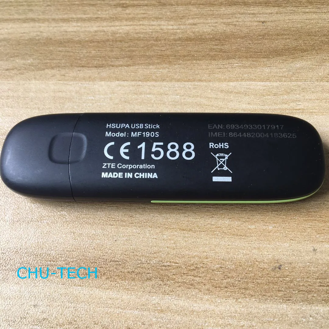 Unlocked ZTE MF190s MF190 Unlocked 3G GSM 7.2 Mbps USB modem PK huawei E182E