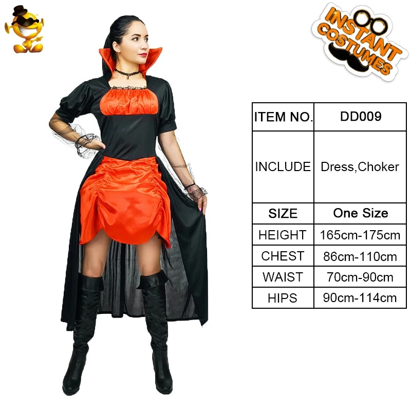 

DSPLAY New Style Women's Vampire Dress Costume Adult Halloween Fancy Dress Costumes