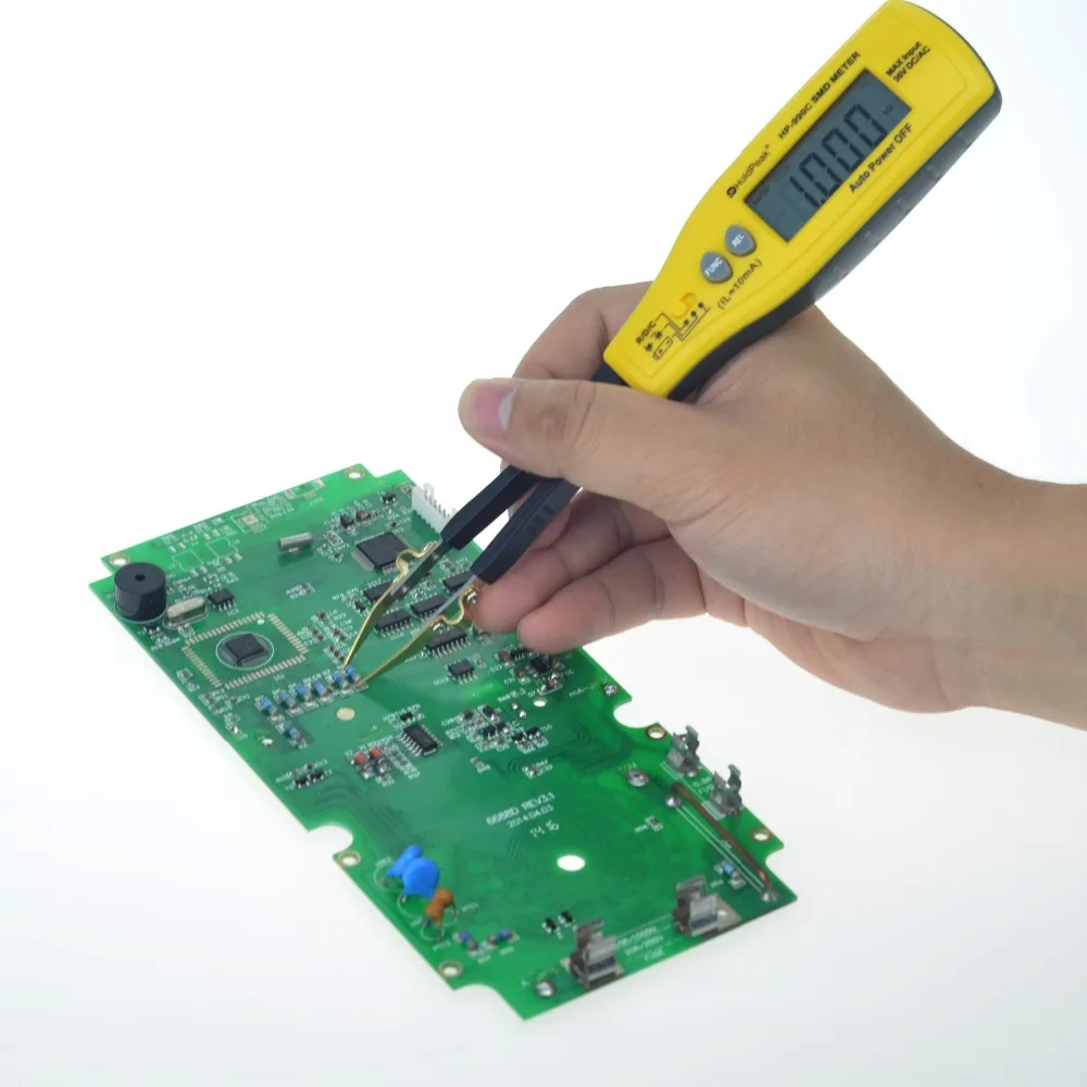 Holdpeak HP-990C SMD цифровой тестер изоляции мультиметр автоматическое выключение Сопротивление Емкость мощность Батарея теплоизоляционные инструменты